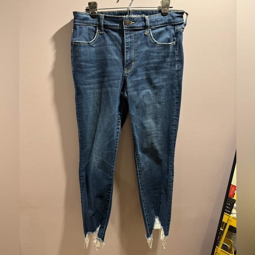 American Eagle high rise jegging crop